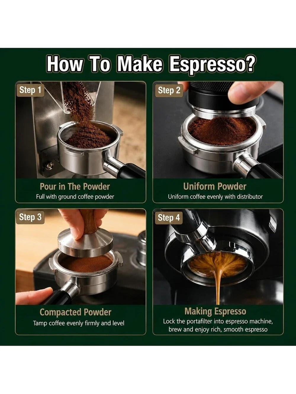 54mm Bottomless Portafilter Kit with WDT Tool for Breville Espresso Machines